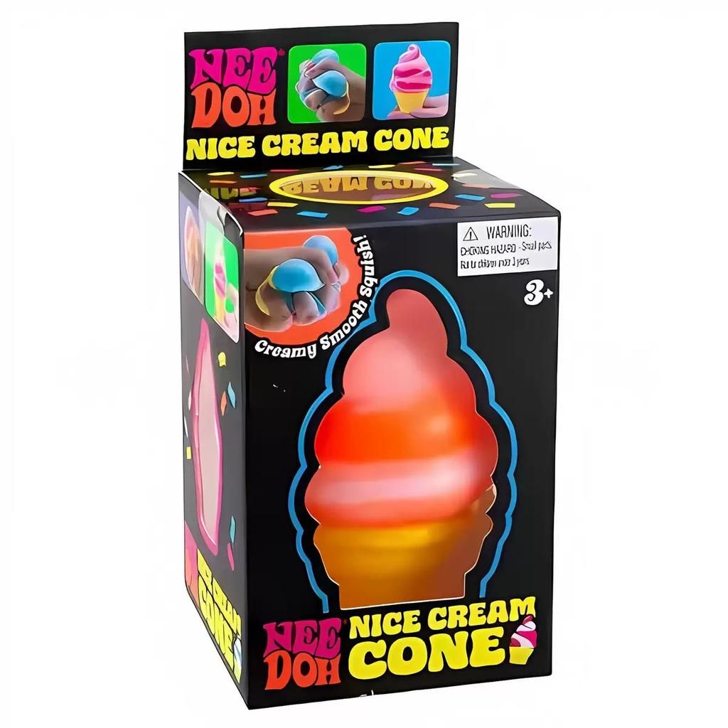 Schylling Needoh Nice Cube Sensory Squishy Stress Relief Fidget Toy Anti Anxiety Squeeze Toy For Kids Adults Focus Toy
