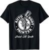 NEW LIMITED Auto Body Painter Paint Till Death Automotive Car Painter T-Shirt