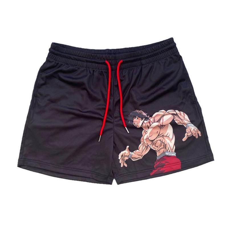 Anime Hajime no Ippo Shorts Zomer Sportscholen Sneldrogend Sport IPPO Shorts Fitness Oefening Strand Ademend Jogger Casual Shorts