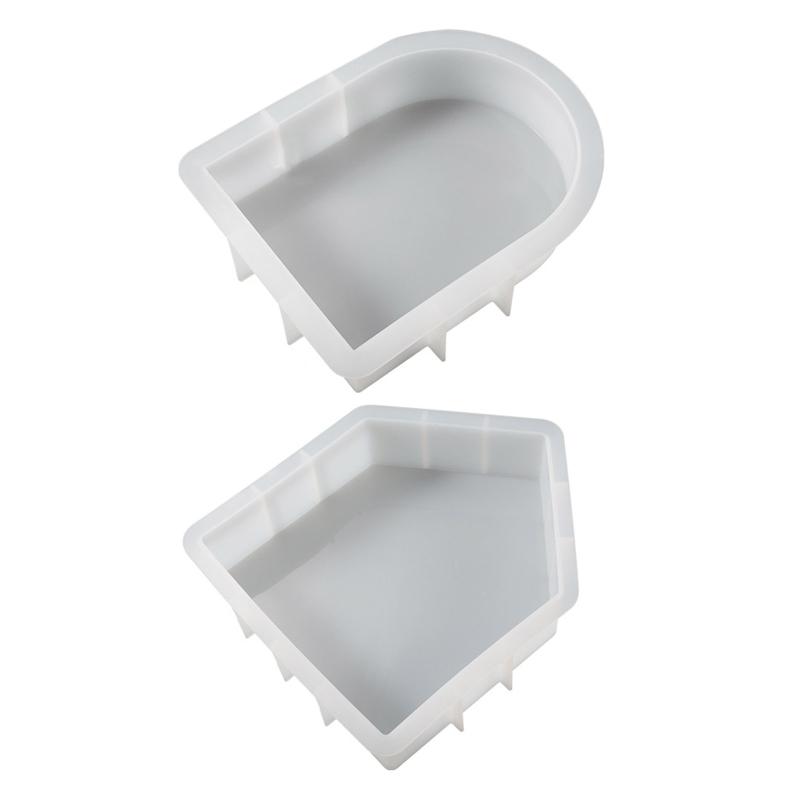 Hus Silikonform Bue Epoksy Støpeform 3d Sømløs Form DIY for Blomsterkonservering Håndverk Kunstfremstilling Hjemmedekor