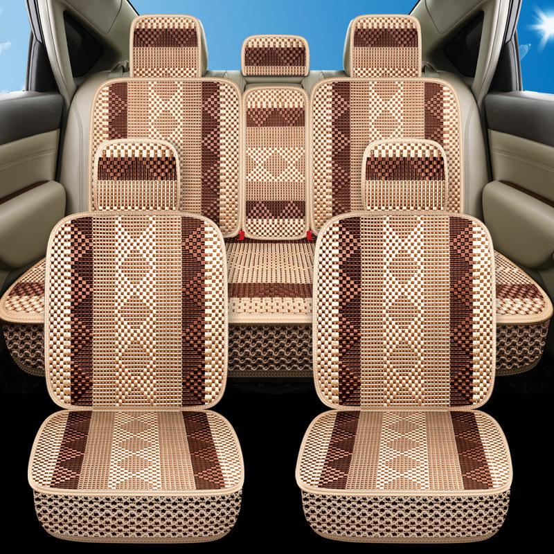 

Дышащие полные комплекты подушек для автомобильных сидений, универсальная посадка для пятиместных автомобилей, всесезонные, с полным покрытием. Luxury front 2 seats