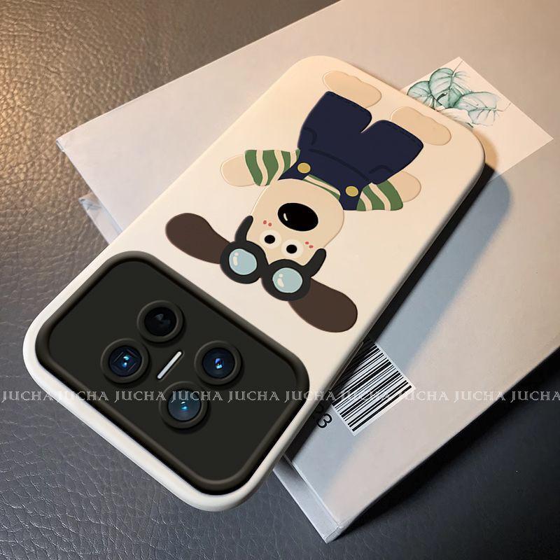 Full Coverage Shockproof Silicone Phone Case Honor Magic 7 Pro With Cartoon Dog In Overalls Design HONOR Magic7