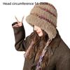 Thickened Fluffy Fleece Hat Plush Ear Protection Cap Fashion Knitted Warm Hat  Sports Cap