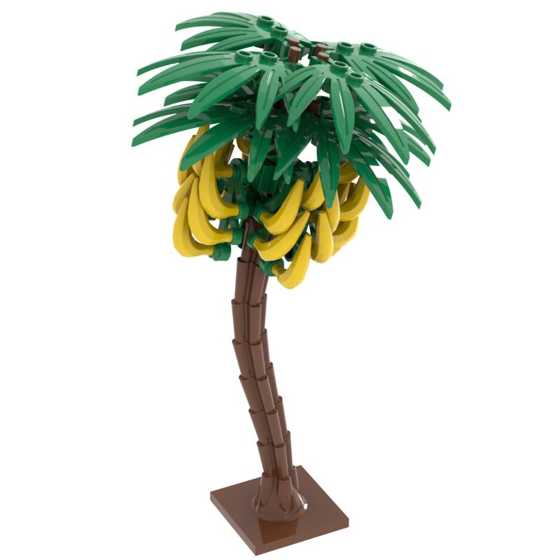 High-Quality Banana High-Quality Tree High-Quality Garden High-Quality Building High-Quality Blocks High-Quality Compatible High-Quality Brick Play 1PC Tree
