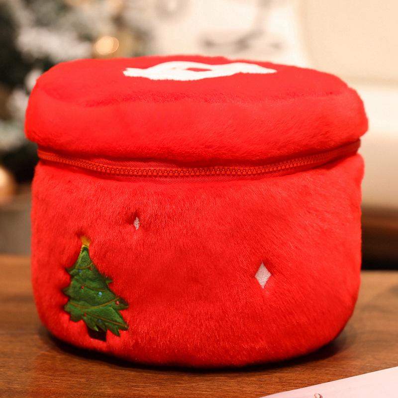 Christmas Gift Box Series Plush Snowman Tree Toy Fruit Doll Stocking Soft Gift