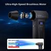 130,000 RPM Turbo Fan,5 Nozzles & USB-C,Car/Electronics/BBQ Multi-Use Air Blower,Portable Air Duster, Christmas Gift
