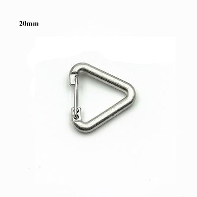 High Quality Triangle Carabiner Alloy 20/25mm Camping Hiking Keychain Kettle Buckle Outdoor Tool