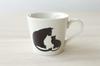 As a Mysterious Mug That Changes Color with Marumo Takagi Pottery Cats Gazing At Each Other Newborn White Mug Cup Mug Heat Sensitive Mug Cat Mug