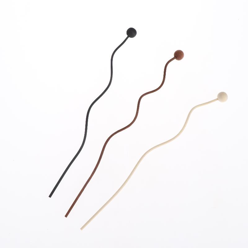 Wooden Bead Wave Shaped Rattan Reed Diffuser Sticks Replacement Refill For Home Fragrance Aromatherapy Office Home Decor