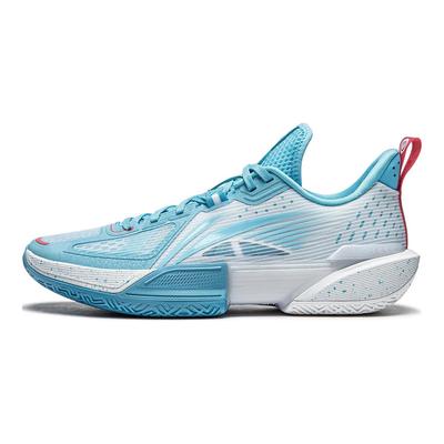 Li Ning Light Speed 2 Suporte Estável Alta Resiliência Absorção de Choque Antiderrapante Resistente ao Desgaste Respirável Cano Baixo Sapatos de Basquete ABPU023-4