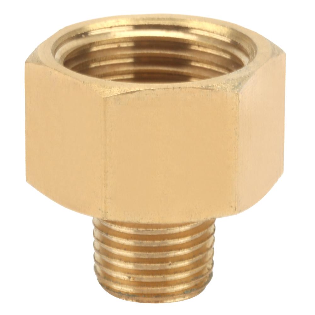 Brass Pipe Fitting Adapter for Pressure Gauge 1Celsius4  BSPT Male to 1Celsius4  NPT Female