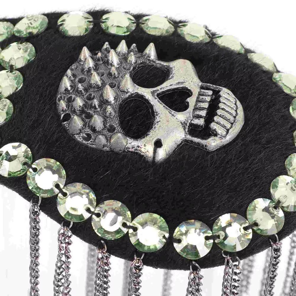 Cool Tassel Chain Epaulette Breastpin Jacket Vintage Brooch  Stage performance