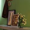 Simulační třešňová lampa Iron Art USB vypínač Noční světlo Vánoční sváteční pokoj Dekorační stůl