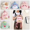 Rabbit Cartoon Plush Schoolbag Penguin Animal Plush Backpack Soft Cartoon Plush Backpack  Student