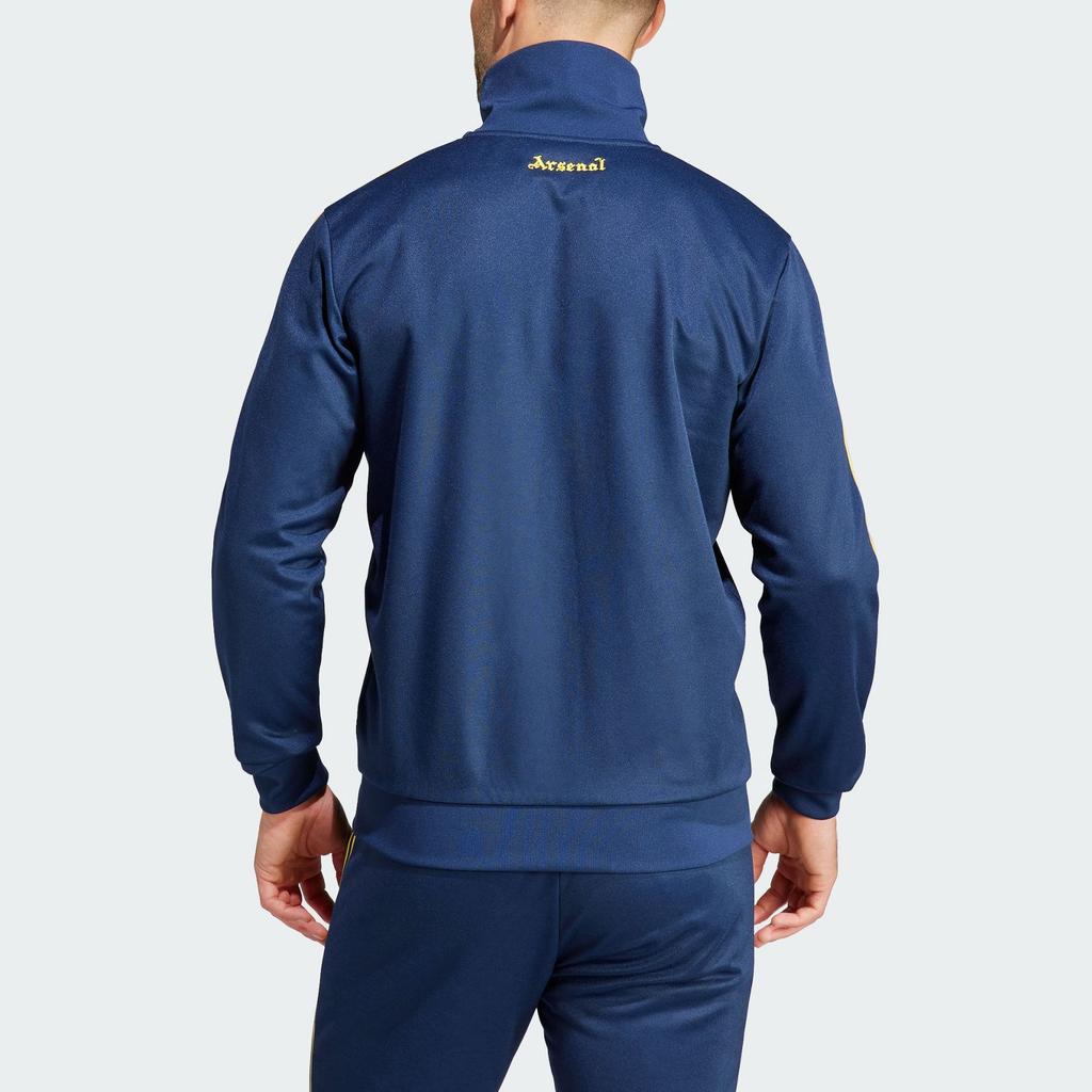 Adidas Originaler Arsenal Beckenbauer Treningsjakke Herre Topper Collegiate-Navy Tribe-Yellow IK8711
