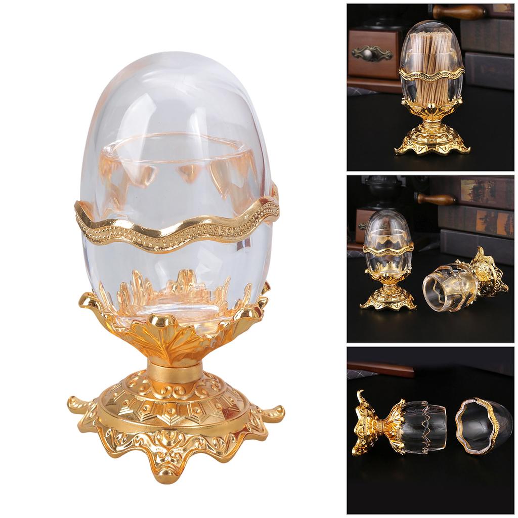 Dávkovač párátek ve tvaru vejce Domácí dekorace Elegantní držák párátek pro domácí, restaurační a hotelové použití Odolný