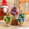 Christmas Luminous Star Christmas Tree Tabletop Ornaments, Small Christmas Tree Festive Atmosphere Dress Up Props