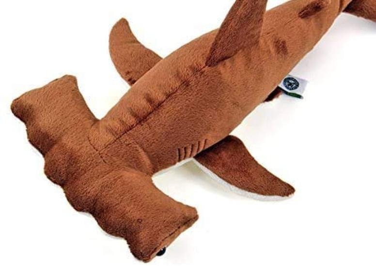Colorata Scalloped Hammerhead Shark Plush Toy (Medium SizeSoft Touch) Realistic Shark Animal Toy Doll Gift Present Birthday (Inspected Twice)