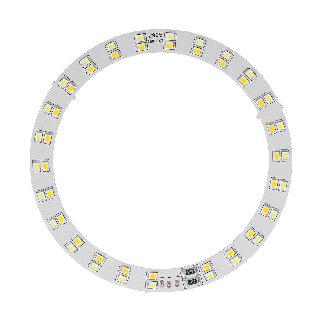 3V‑5V Ring Light Board 10W LED Ring Light Plate with Cold and Warm 2 Color Lighting USB Powered for Daily Lighting