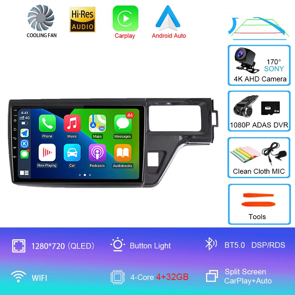Android 14 Car Radio For Honda Stepwgn 5 2015 - 2021 Right Drive Player Multimedia Navigation Stereo GPS No 2din 2 Din Dvd