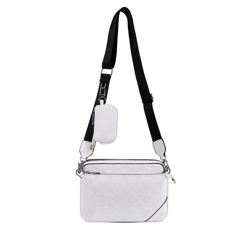 Buy New 3Piece Crossbody Bag Fashion Pure White Shoulder Bag Leisure