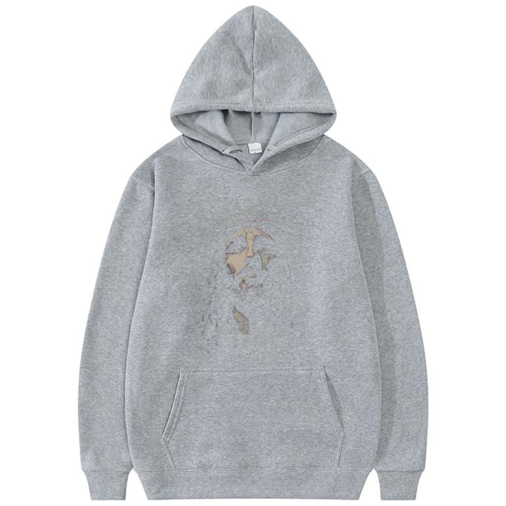 Vintage de Jesus Herren Christlich Religiös Sweatshirt Gothic Rock Sweatshirt Herren Bequem und Modisch