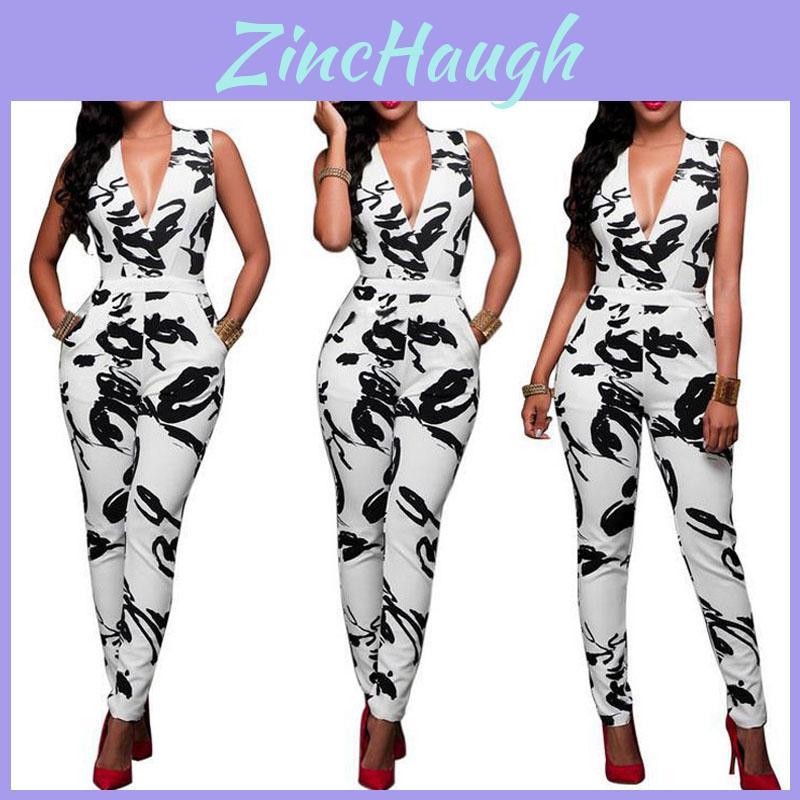 Calitate Premium Vară Femei Doamne Clubwear Salopetă Bodycon Salopetă Romper