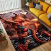Dragon Fire Living Room Nonslip Area Rug Soft Carpet For Bedroom Game Playroom Sofa Office Home Decor Doormat Christmas Gift