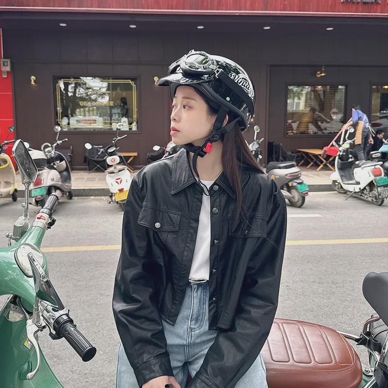 Tide Brand 3C Electric Motorcycle Standard Half Helmet with Sun Protection for Men & Women