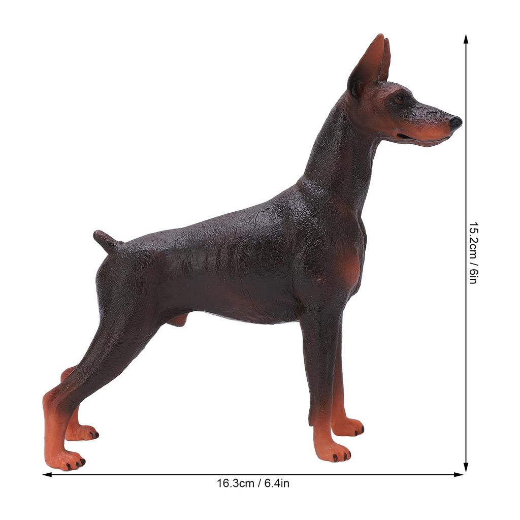 Static Dog Figurine Highly Detailed Animal Dog Figure Cognition Toy for Collection Decoration 600