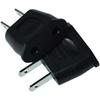 Socket Plug Adapter Europe EU Euro To US Travel Charger AC Power Converter 2PCS(Black)