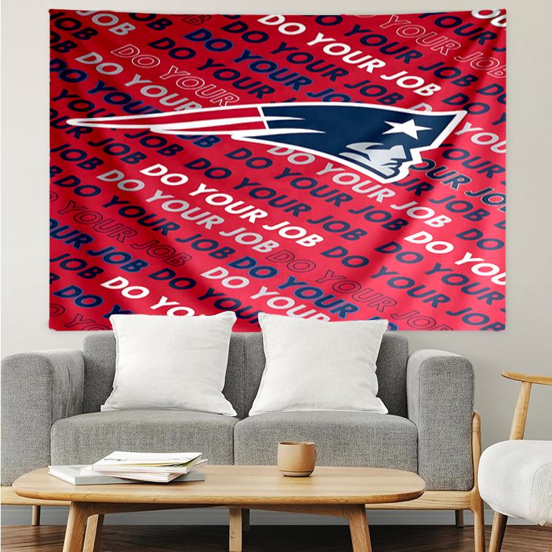 Patriots Team Spirit Tapestry Hanging for Bedroom,Livingroom, Playroom,Decor Art Room Wall Tapestry Holiday and Birthday Gifts