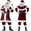 2025 Santa Claus Couples Christmas Costumes Set for Men and Women
