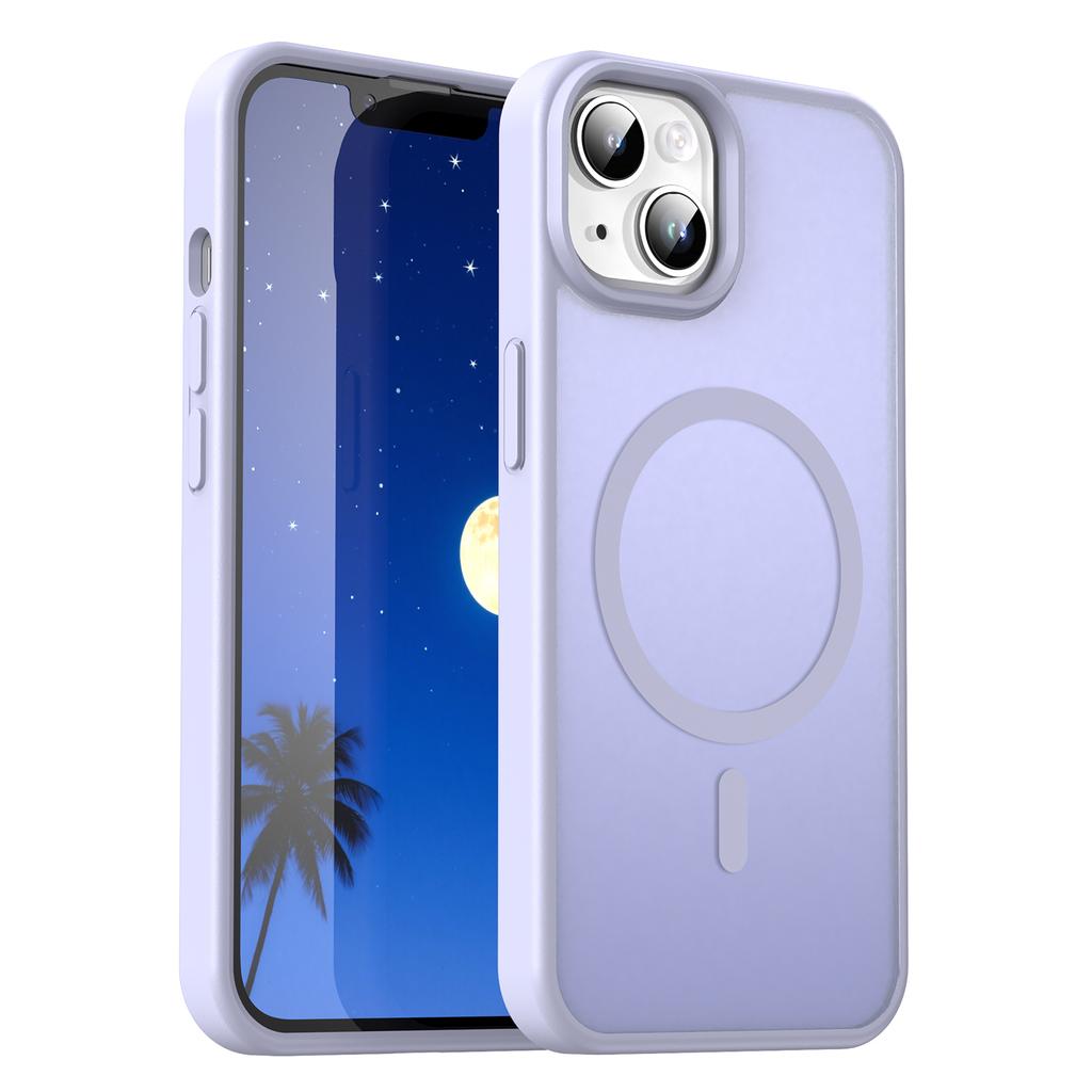 iPhone 14 Magsafe Phone Case,Translucent Matte Shockproof Magnetic Phone Cover for iPhone 14