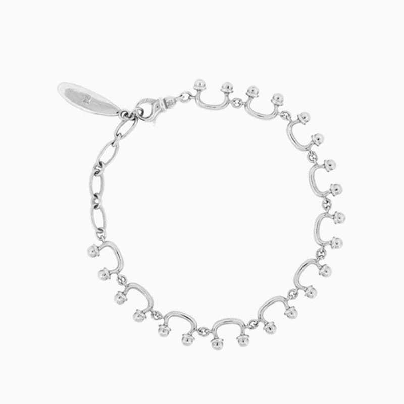 Invisible collage IC CHAIN BRACELET_SILVER