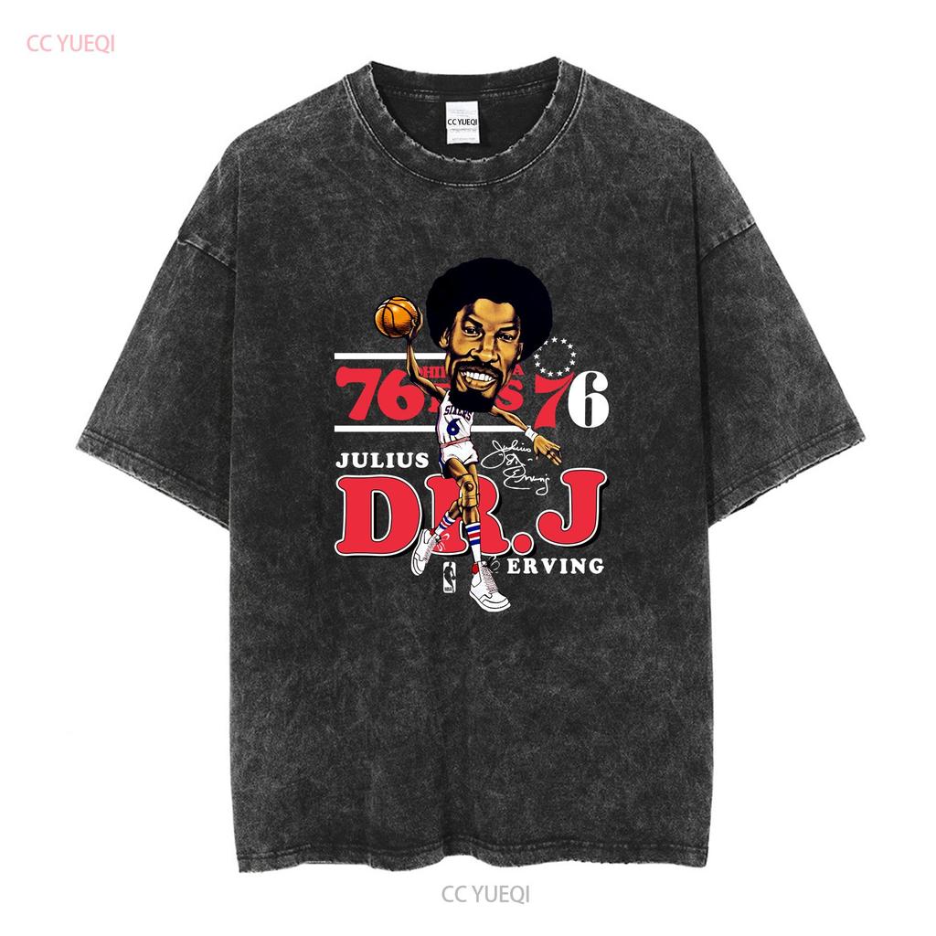 DR J JuliUS eRVING mEN T SHIRT Blue cOTTON tEE aLL sIZE 2f1466 Vintage Washed Stylish Unisex Designer Clothes Homme