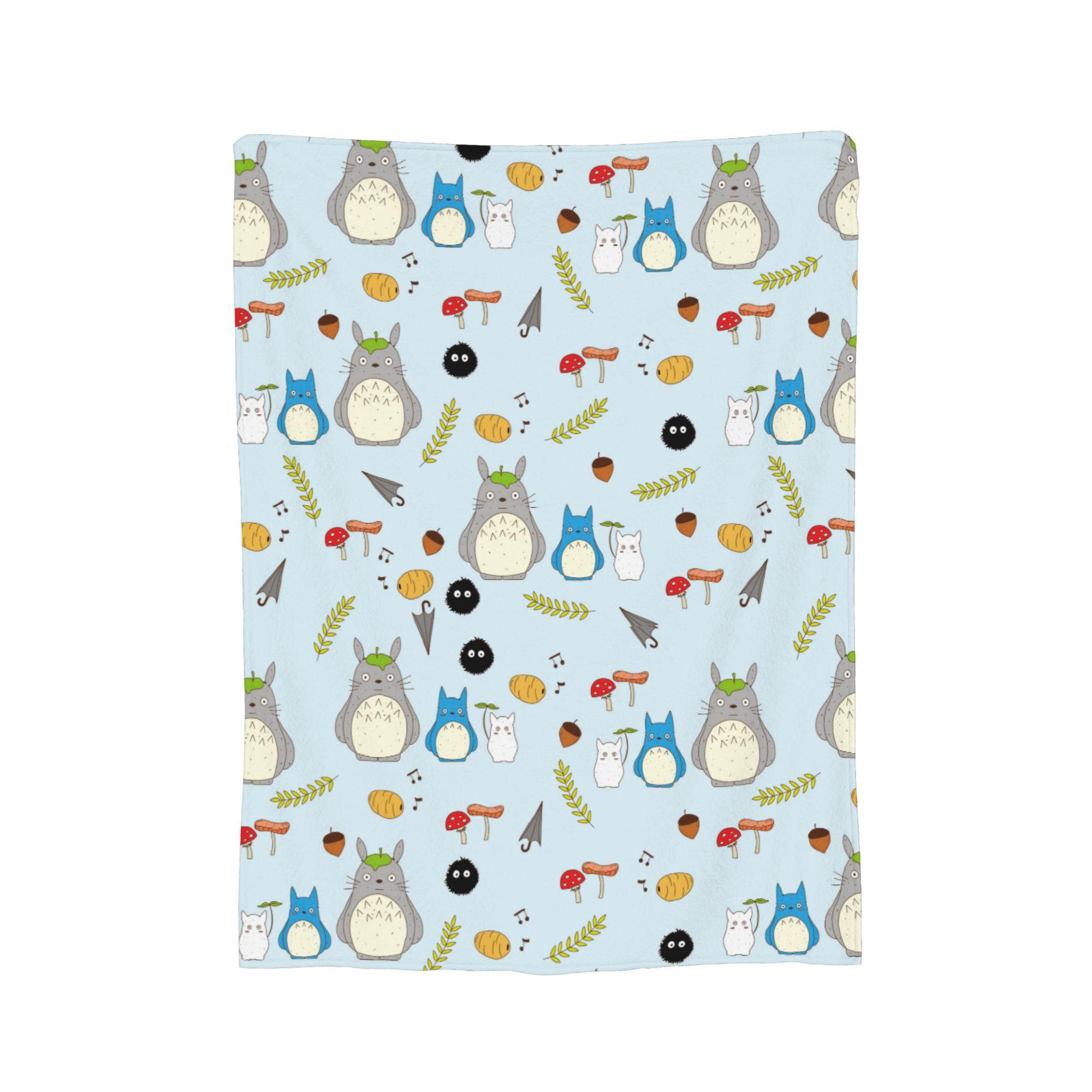 

Susuwatari Soot Sprites M-Mononoked Blanket Fleece Print Aways Princessed Super Soft Throw Blankets for Sofa Car Quilt 75x90cm