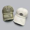 Frühling und Herbst Amerikanische Retro Bergspitze Buchstabenstickerei Baseballkappe Herren und Damen Hohl Windschutzkappe