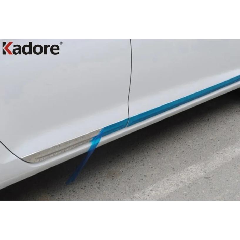 Side Door Body Trim For Volkswagen Vw Golf 7 MK7 2013 2014 2015 2016 2017 Steel Car Door Line Panel Streamer Strip Accessories