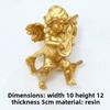 BEPAN European light luxury resin gold little angel wall decoration Swallow nail free wall decoration wall hanging