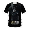 Horror Game Resident Evil 3D Print T-shirts Men Women Short Sleeve O-Neck t shirt Fashion Harajuku Top Tee Oversized Y2k Clothes