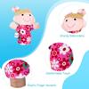 6Pcs Interactive Educational Finger Puppets Set Soft Plush Puppets Toys  Toddlers 1-3