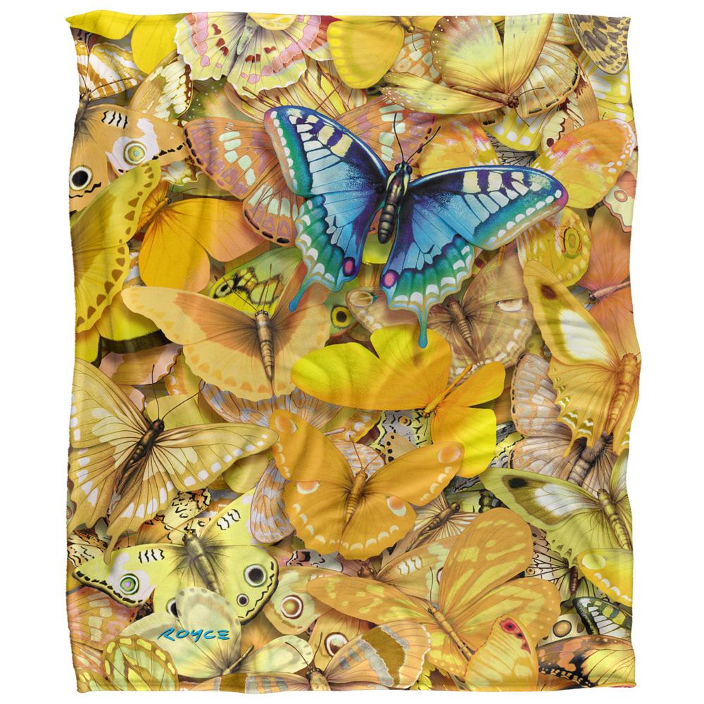 Royce McClure Be Unique Silky Butterflies Supersoft Blanket