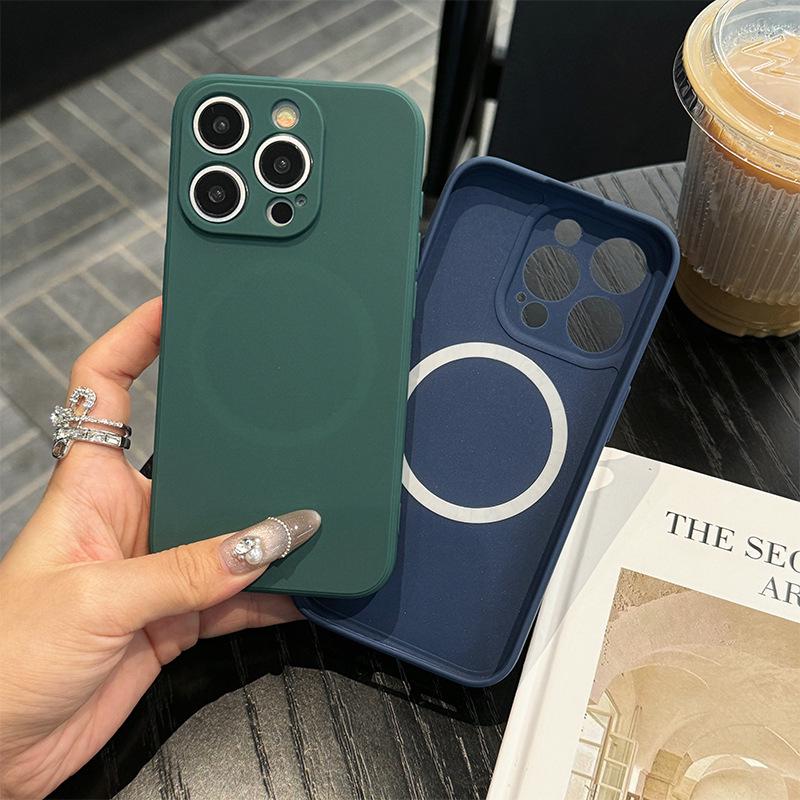 Magnetic TPU Phone Case for iPhone 16 Pro Max - DIY Cross-border Design