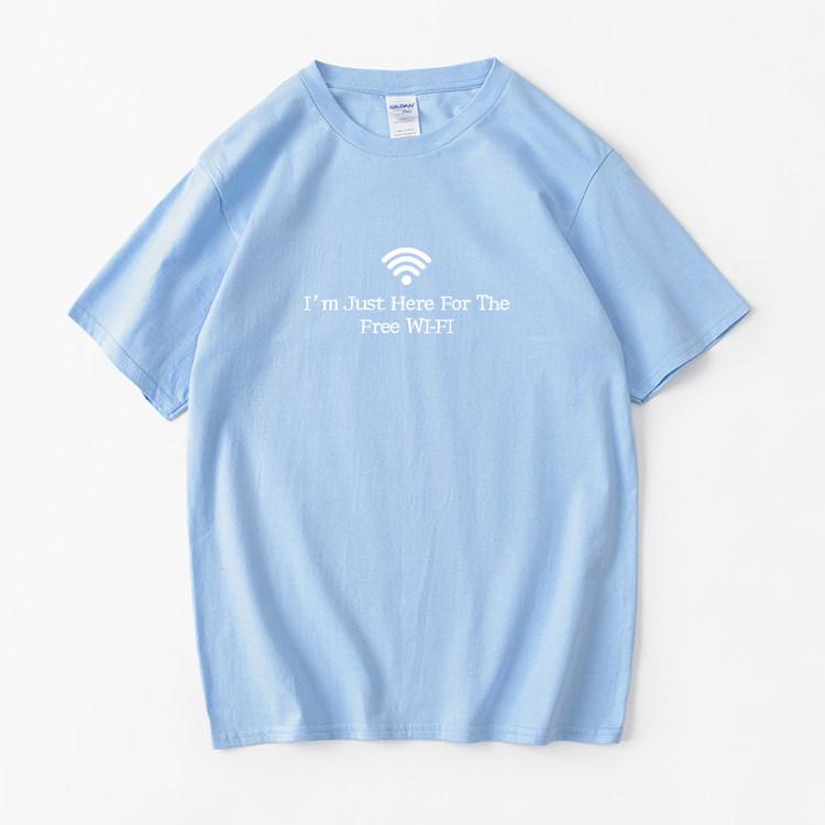 Funny Programmer Pure Cotton Printed Personalized Short Sleeved Summer New Unisexs and Womens Fashionable Casual Tshirt