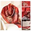Mulberry Silk Scarf Shawl 2in1 Women Long Neck Warmer Mom Fashionable