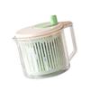 Practical Dishwasher Safe Food Drainer Basket Vegetable Dehydrator with Handle Plastic Fruit Spinner