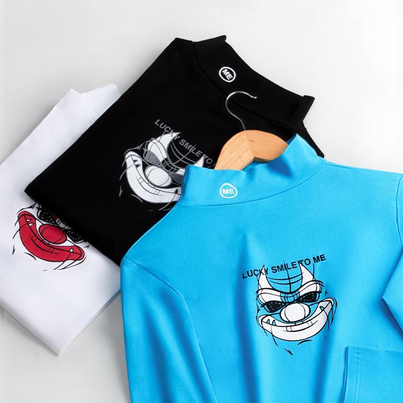 Men's Lightweight Cotton Turtleneck Base Layer, Breathable Long Sleeve for Young Men