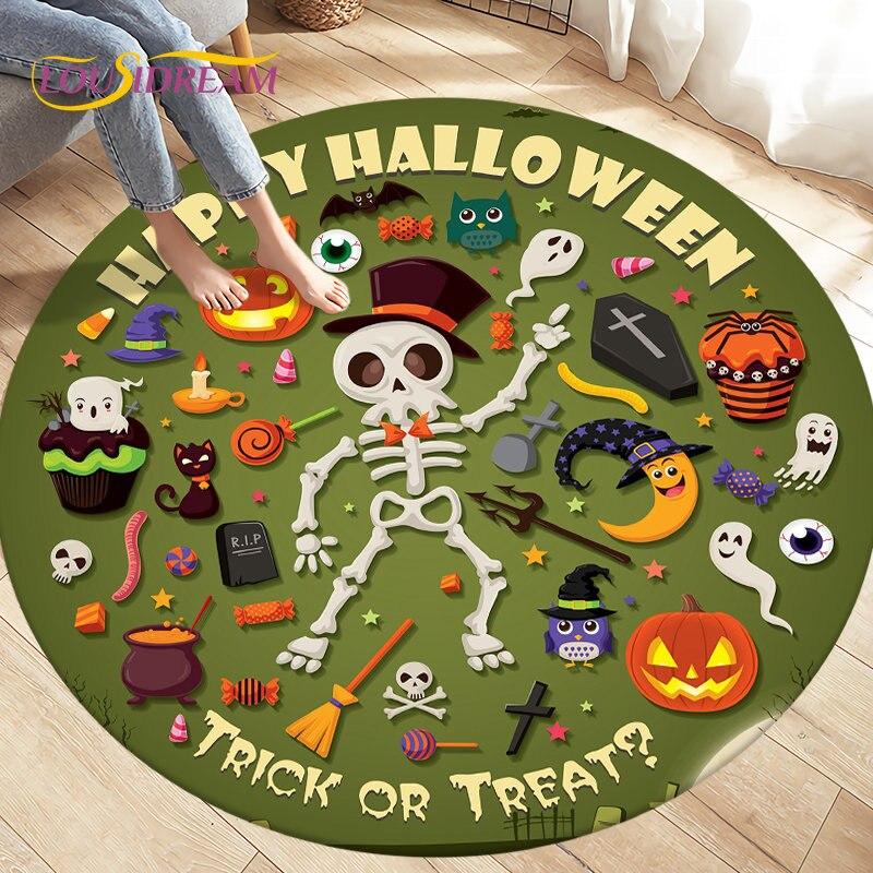 Cartoon Gamer Game Controler Area Koberec,Koberec s kulatým kobercem do obývacího pokoje Ložnice Dekorace,Děti si hrají plazící se protiskluzová podložka na podlahu