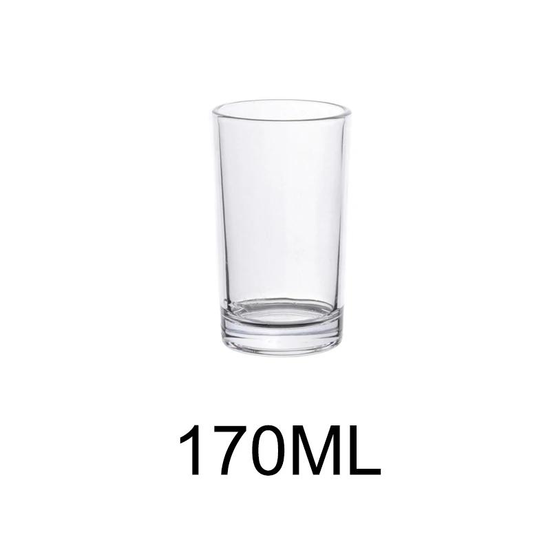 130-315ML Glass Water Cup Transparent Drinking Glasses for Juice Beer Iced Coffee Mugs Drinkware Household Straight Glass Cup